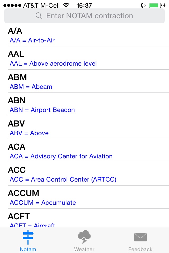 Notam Helper screenshot 3