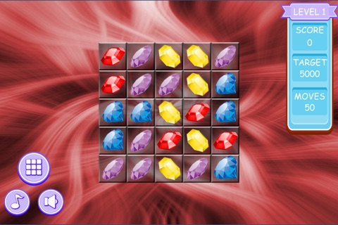 Amethyst Glow Blast - Match Game Connect screenshot 3