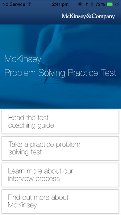 How to cancel & delete McKinsey Problem Solving Practice Test from iphone & ipad 1