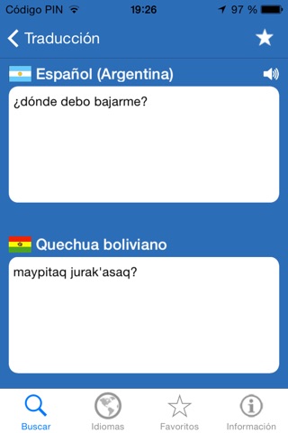 Parler les langues du continent américain - anglais, espagnol, portugais, quechua, papiamentu, créole, guarani, etc screenshot 4