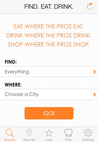 Find. Eat. Drink. - Eating + Drinking City Guides by Chefs & Bartenders screenshot 2