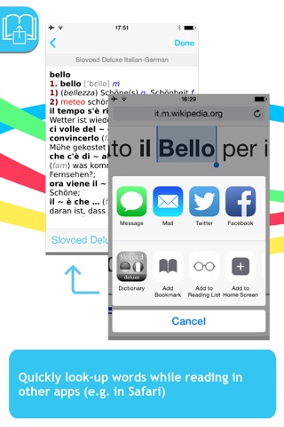Wörterbuch Italienisch Deutsch screenshot 3