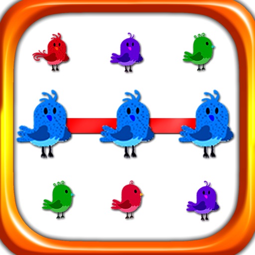 Connect the birds: Best matching puzzle game icon