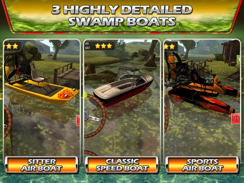 Скачать Swamp Boat 3D River Sports Fast Parking Race Game