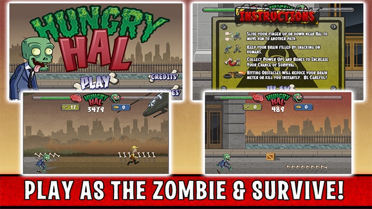 Hungry Hal - Zombie Infinite Runner screenshot-3