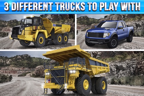 Quarry Driver Parking Game - Real Mining Monster Truck Car Driving Test Park Sim Racing Games screenshot 2