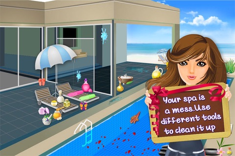 Spa Salon Room Cleaning Game screenshot 4