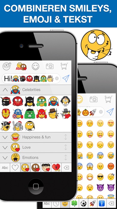 Emojidom smileys en emoticons gratis voor WhatsApp en 