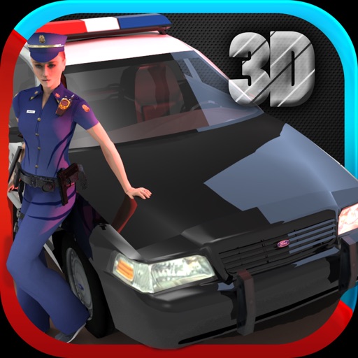 Police Car Simulator 3D - Smash Robbers Icon