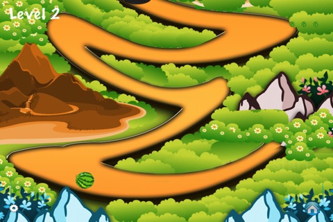 Giant Watermelon Boulder: Defy Gravity & Win Tricky Interminable Physic-s Game Challeng-ing screenshot 2