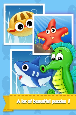Sea Animals - Jigsaw Puzzle Learning Games for Infant Kids & Toddlers screenshot 3