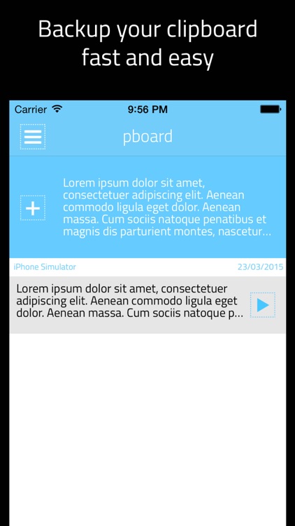 pboard - Smart clipboard with Widget