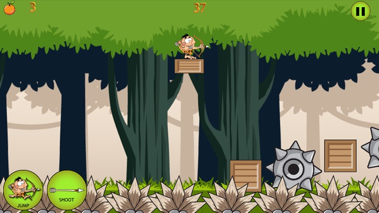 Flint-Stones: The Forest Hunter in Stone Age - Free Game 2015 screenshot-4