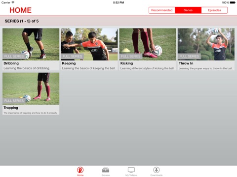 Soccer Lessons for iPad screenshot 2