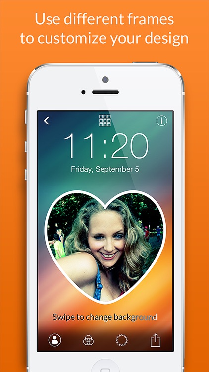 Selfie Lock Screen Premium - Designer to create a custom wallpapers from your photos screenshot-3