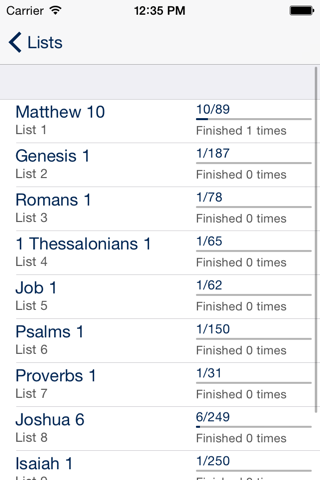 Biblemarks screenshot 2