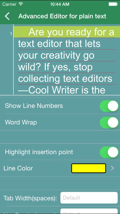 Cool Writer - Awesome writing & note taking app with Dropbox & iCloud sync.