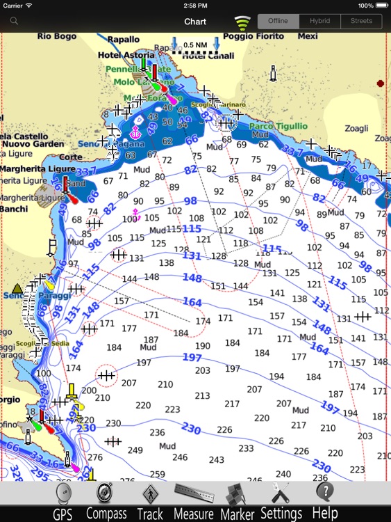 Ligurian Nautical Charts pro