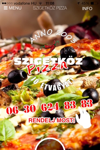 Szigetköz Pizza screenshot 3