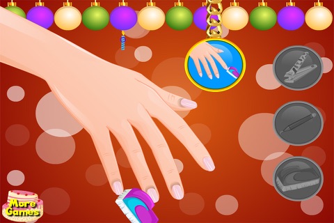 New Year Nail Design - Girls Games screenshot 2