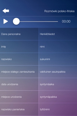 Rozmówki polsko-fińskie screenshot 4