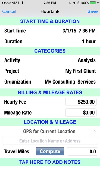 HourLink - Time Tracking, Timesheet & Billing with GPS & Mileage Expense