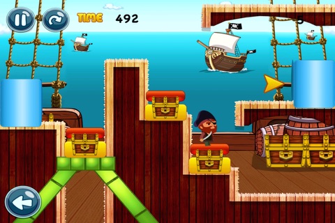 A Pirate King Treasure Ship Jumper - Board Maze Island Runner screenshot 2