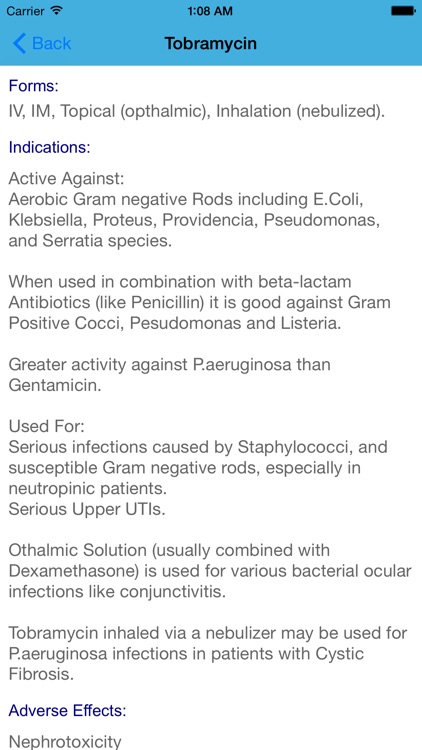 Antibiotics and Infections
