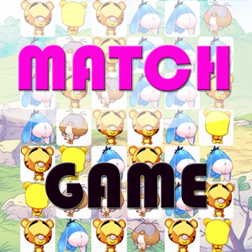 Easy Match Kids Game for Winnie the Pooh Version icon