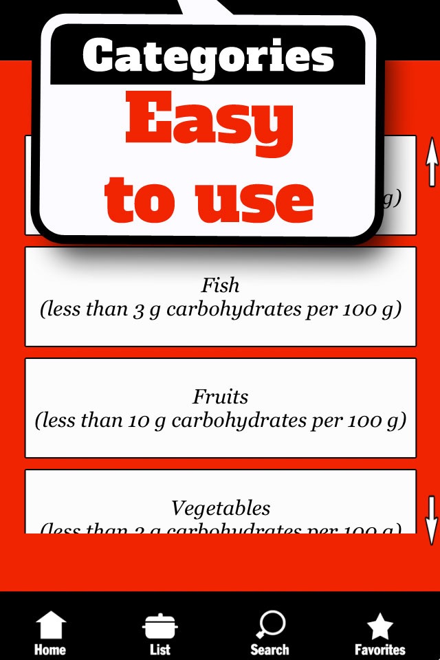 Low Carb Food List - Foods with almost no carbohydrates screenshot 4