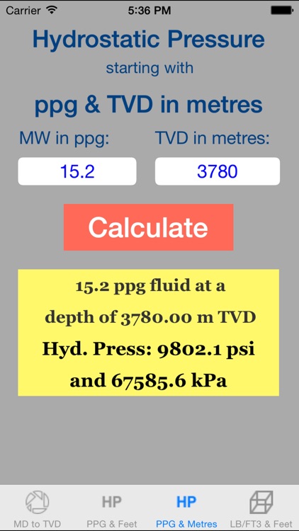 OilField Hydrostatic Pressure Pro