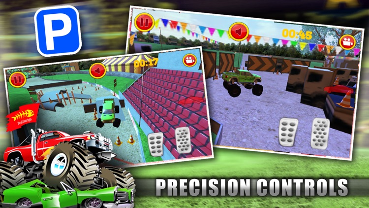 Monster Truck Jam - Expert Car Parking School Real Life Driver Sim Park In Bay Racing Games screenshot-3