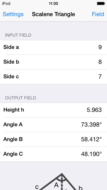 Scalene Triangle Calculator
