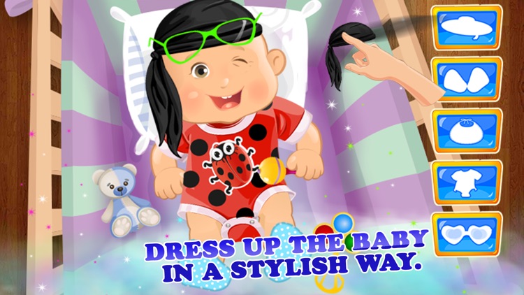 Newborn Baby Bath - Cute mommy love, care and dress up game of baby girl & baby boy screenshot-4