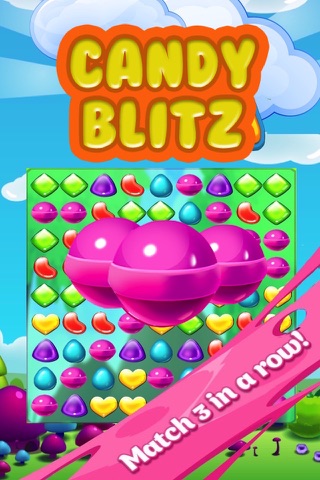 Candy Blitz - Lollipop Candied Match-3 Puzzle Crush Game screenshot 2