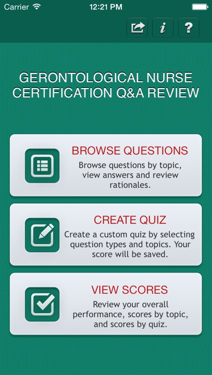 Gerontological Nurse Certification Q&A Review
