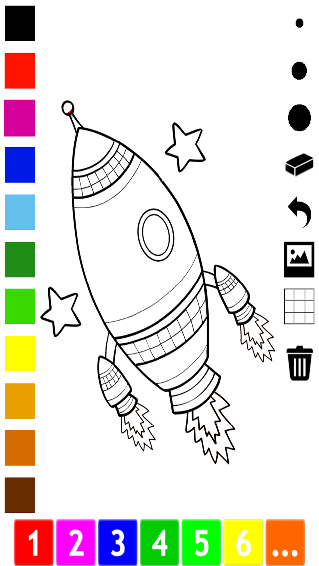 How to cancel & delete An Outer Space Coloring Book for Children: Learn to color astronaut, alien and ufo from iphone & ipad 3