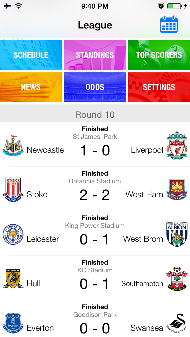 How to cancel & delete League 2014 2015 - Live Football Score, Fixtures and Results from iphone & ipad 1
