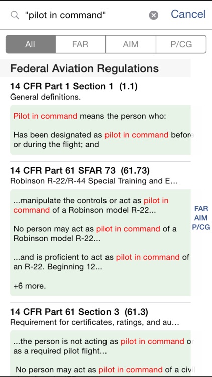 PilotFAR / AIM