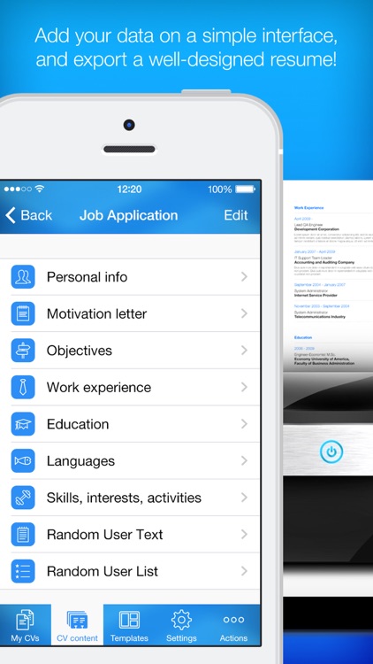 Resume Maker - Pro CV Designer