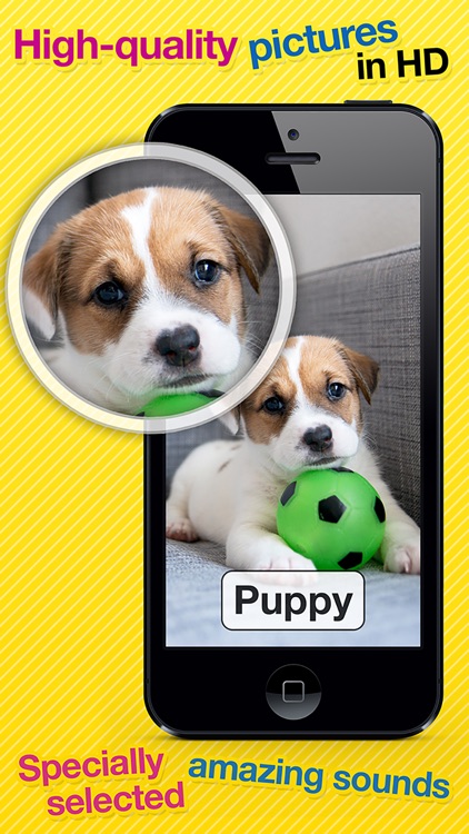 Smart Baby Touch HD - Amazing sounds in toddler flashcards of animals, vehicles, musical instruments and much more