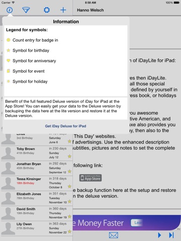 iDayLite für iPad screenshot 4