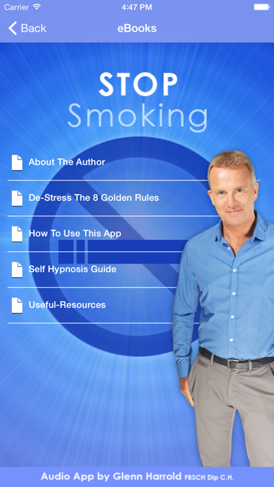 How to cancel & delete Stop Smoking Forever - Hypnosis by Glenn Harrold from iphone & ipad 4