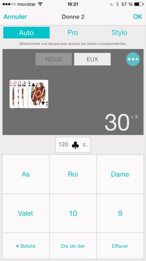 Coinchette - compteur de points à la Belote, Coinche et Cont(圖2)-速報App