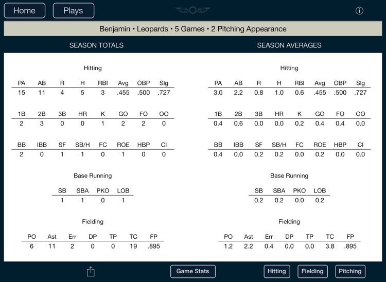 Stat Tap Baseball HD screenshot-4
