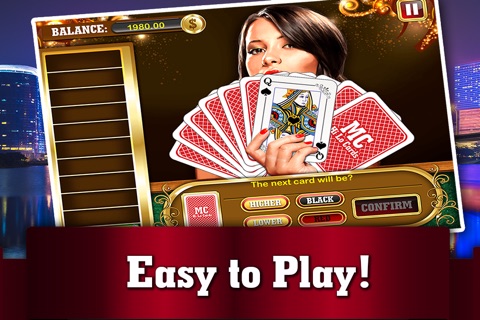 Macau Hi-lo Cards FREE - Live Addicting High or Lower Card Casino Game screenshot 3