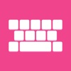 Pink keyboard - create colorful keyboard design & theme