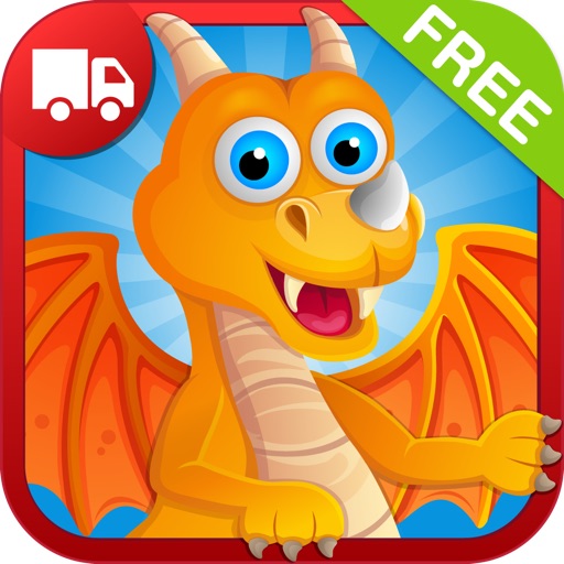 Dragons Activity Center Free - Paint & Play All In One Educational Learning Games for Toddlers and Kids Icon