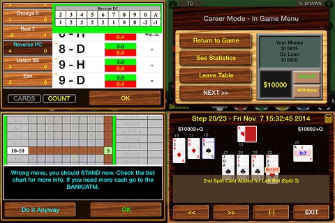 Blackjack 21 Professional Simulator (21 Pro Sim) (Vegas Casino Fun) screenshot 3