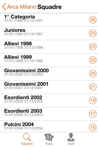 Arca Milano screenshot 2